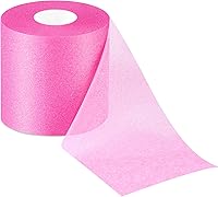 Vista 15 de Nuanchu Cinta atlética previa a la envoltura de 30 yardas, cinta de espuma atlética para cabello, fútbol, deportes, muñecas, codos, rodillas y Blanco