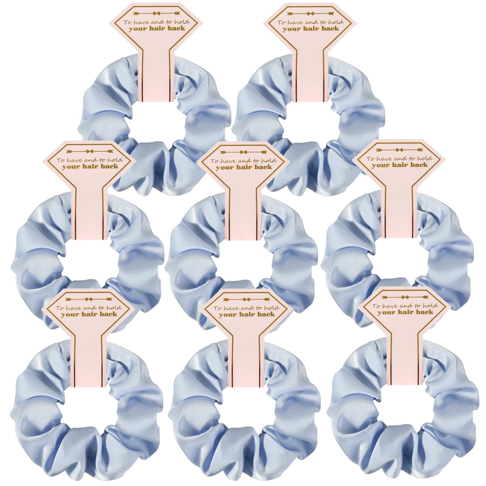 Amazon.com : Loanzeg Satin Bridesmaid Scrunchies 