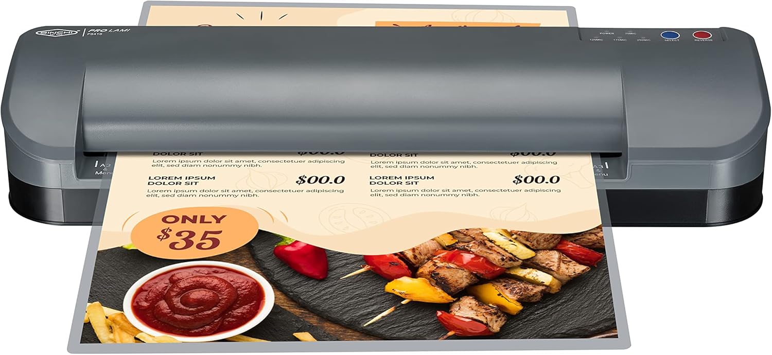 SINCHI 55-Second Warm-up, 13-inch Business Laminating Machine for 3-10 mil Laminating Sheets, 40 inches/Minute high Speed Thermal laminator Machine for Home/Office/School, Hot & Cold Lamination : Office Products