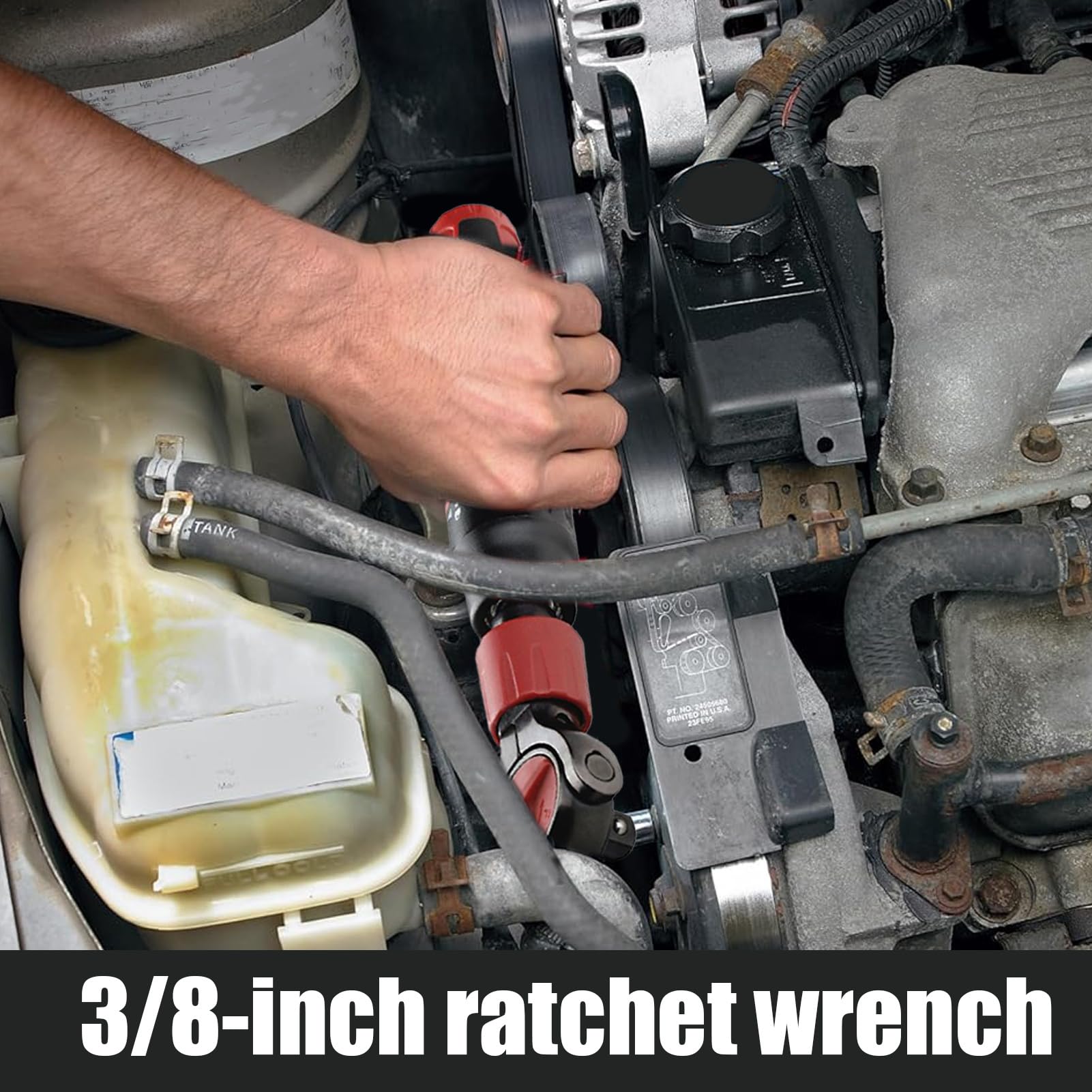 3/8-72-Zahns mit rutschfestem Griff und ergonomischem Design