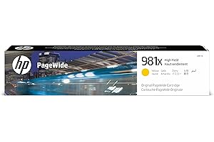 HP PageWide Cartridges: 981X High Yield Yellow
