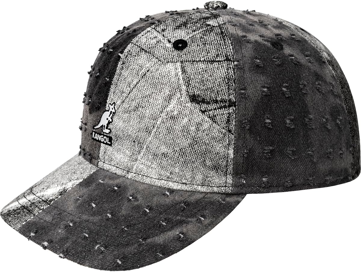 Kangol Denim Mash Up Baseball Hat - Medium Blue Floral / 1SFM Baseball & Sport Caps One Size Fits Most