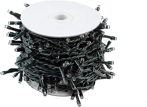 Miniatura 7 de Tira de luces LED de Navidad para interioresexteriores, cable verde oscuro, 8 efectos de luz, bajo voltaje, para festival, jardín, árbol,