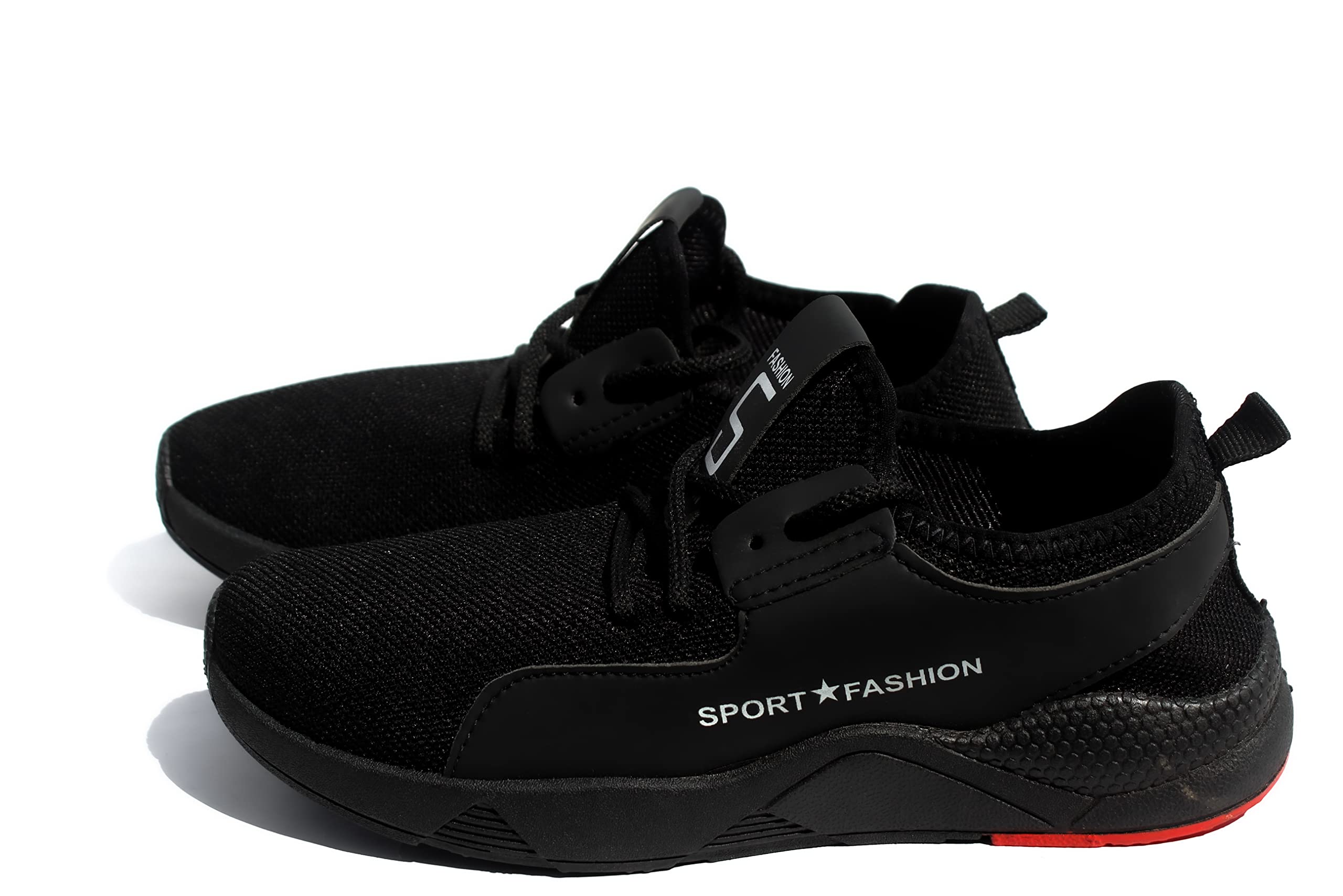 ONTOUR Comfortable and Lightweight Lace Up Running | Gym Workout |Walking |Sports Shoes for Men & Boys (Black, Number_7) (B09MCSC8KT) Amazon Price History, Amazon Price Tracker