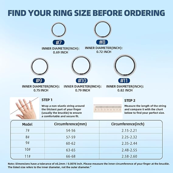 Smart Ring for Men & Women,Fitness & Sleep Tracker with Heart Rate(S11)
