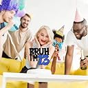 TrifleArte Bruh I'm 13 Blue Glitter Birthday Cake Topper | Premium Number Cake Decoration | Sturdy Stick | Party Decoration for Kids, Teens & Adults gallery image