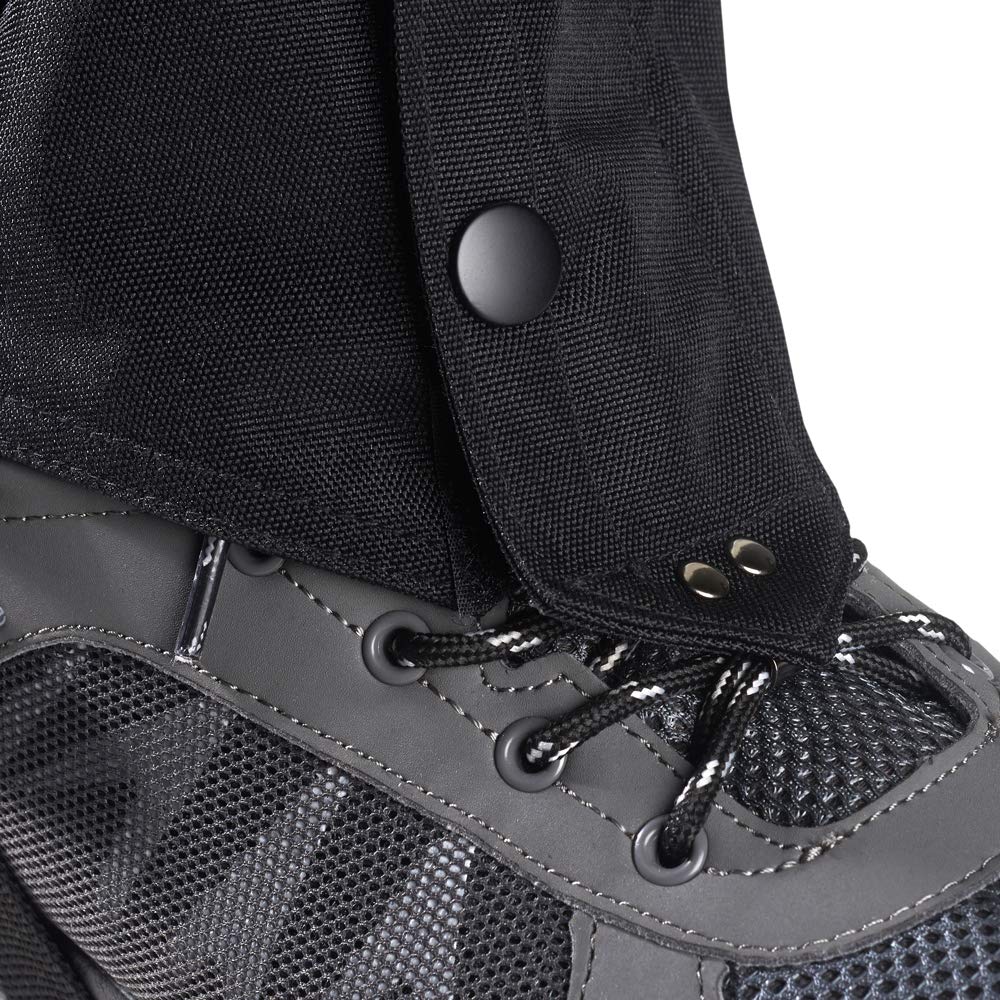 Polainas de Exterior Impermeables Rompevientos Poliéster Robustas Negras para Hombre y Mujer Talla única