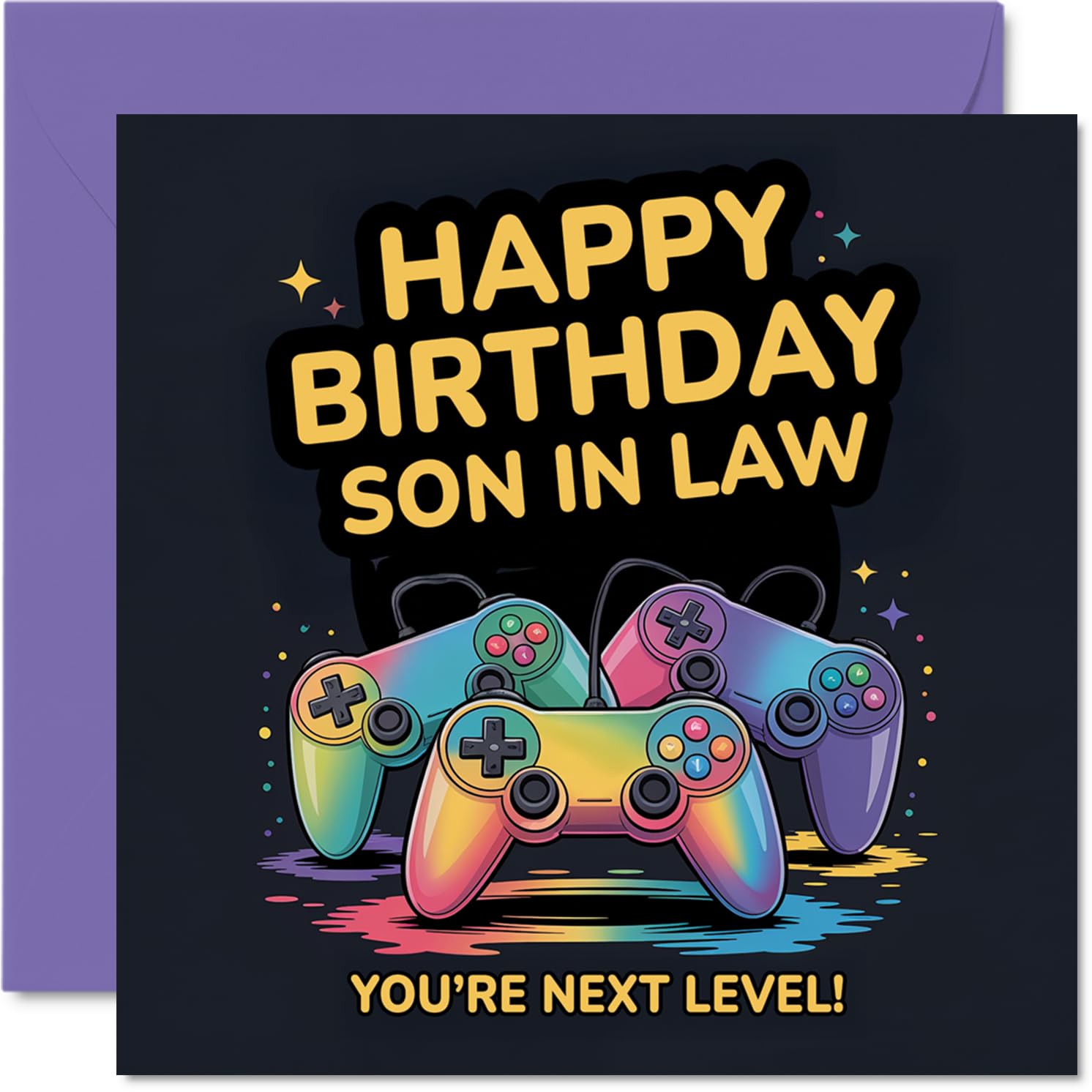 Son in Law Birthday Card, Youre Next Level