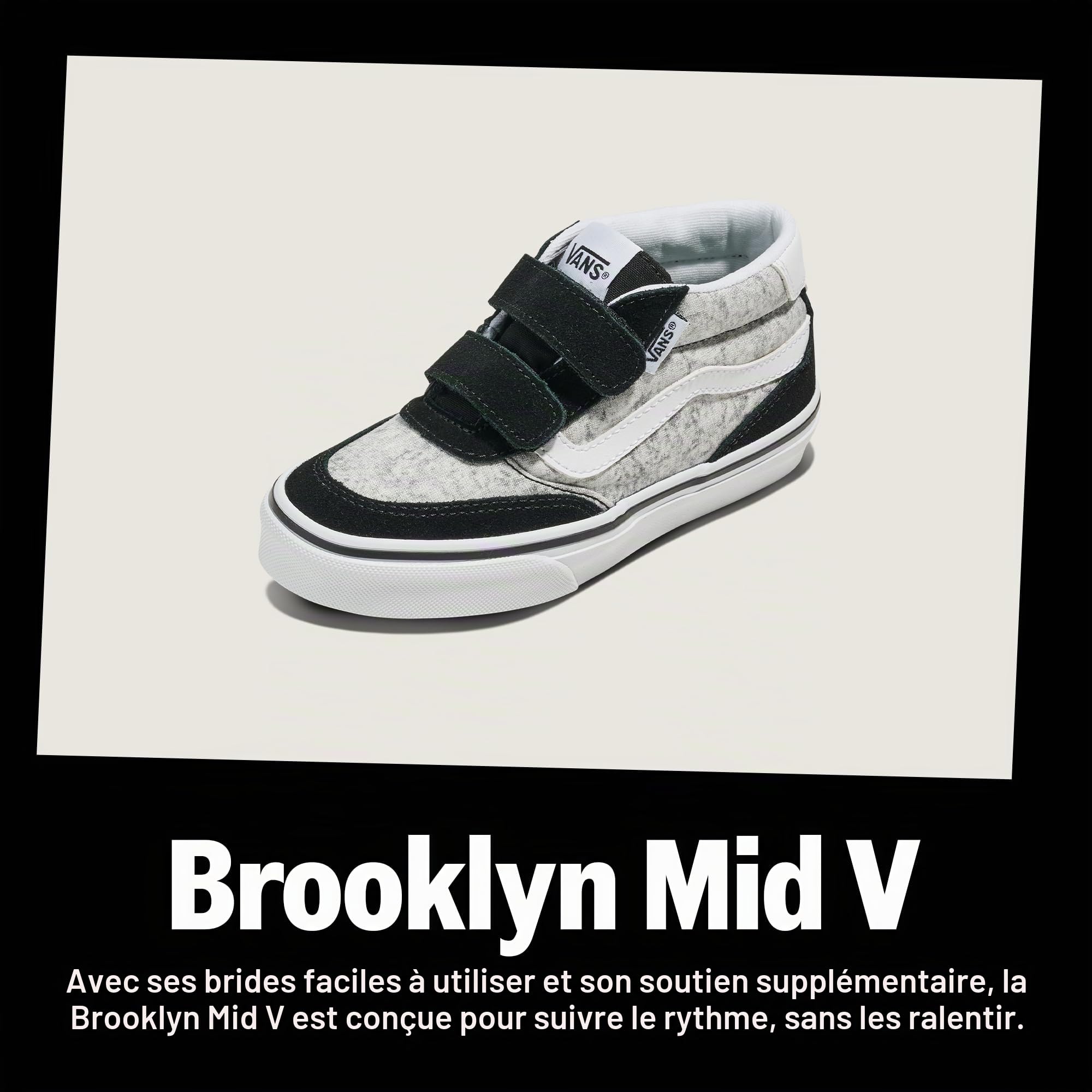 Vans Brooklyn Mid V BasketMixte Enfant