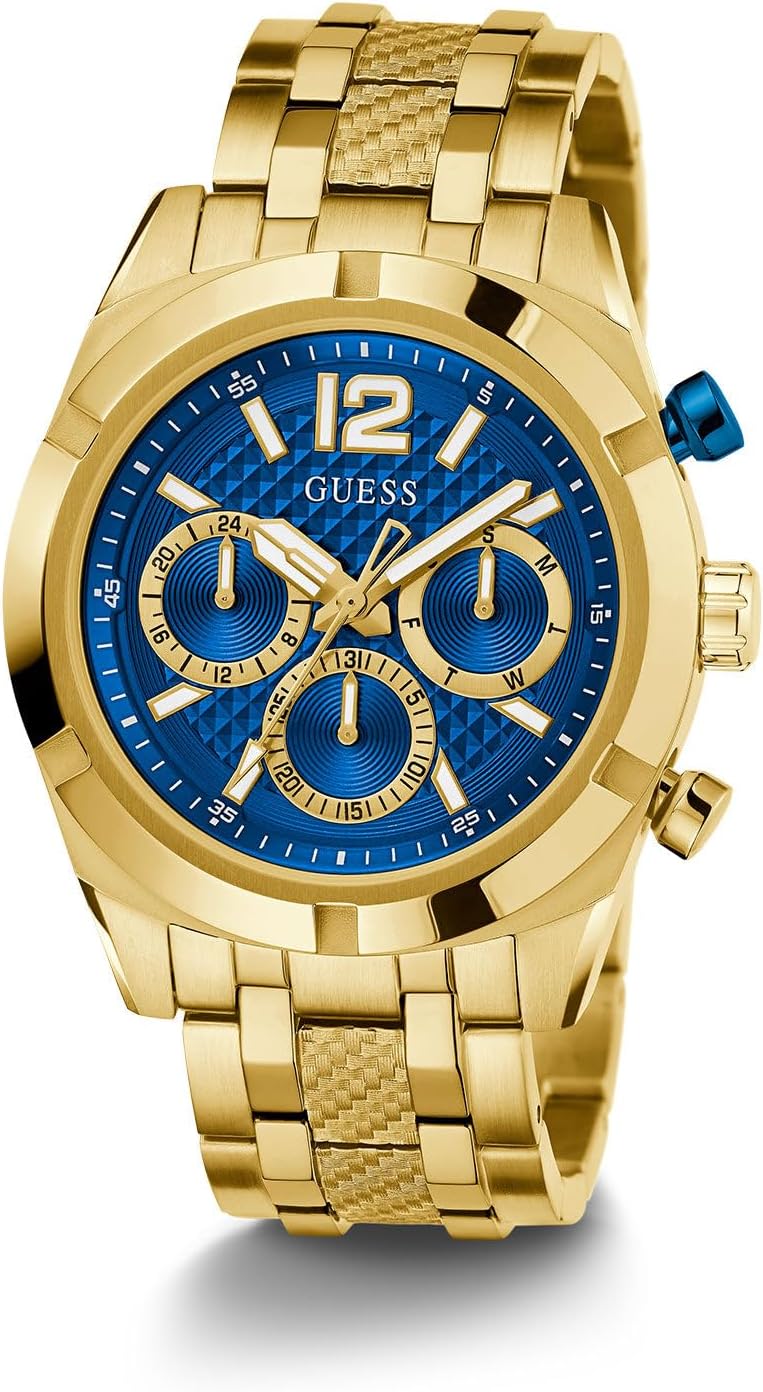 GUESS Gold-Tone Chronograph Watch