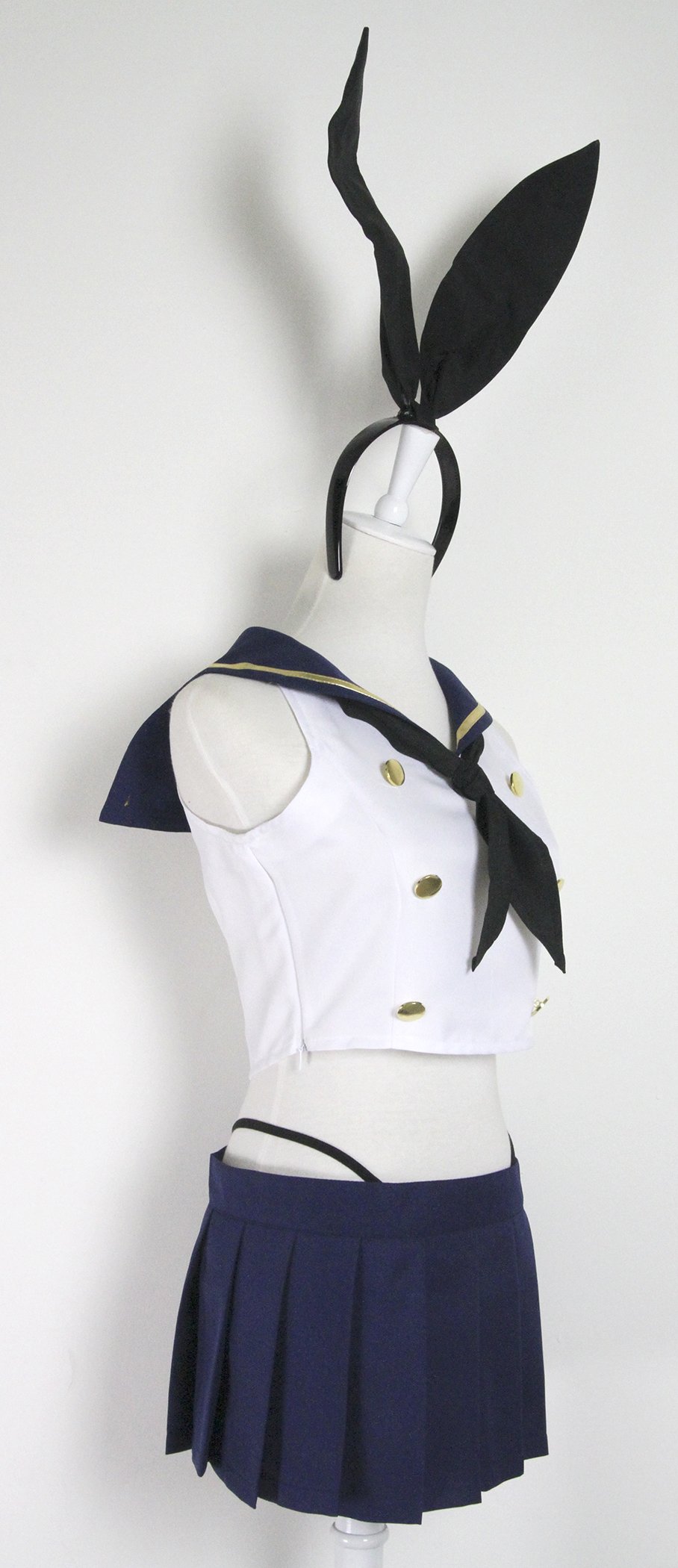 艦隊これくしょん 島風 (11点セット カチューシャ + セーラー服 + スカート + リボン + 袖 + 手袋 + ロング靴下 + Tバック + 耐熱ウィッグ + ウ rdzdsi3 Amazon.co.jp: 艦隊これくしょん 島風 (11点セット カチューシャ
