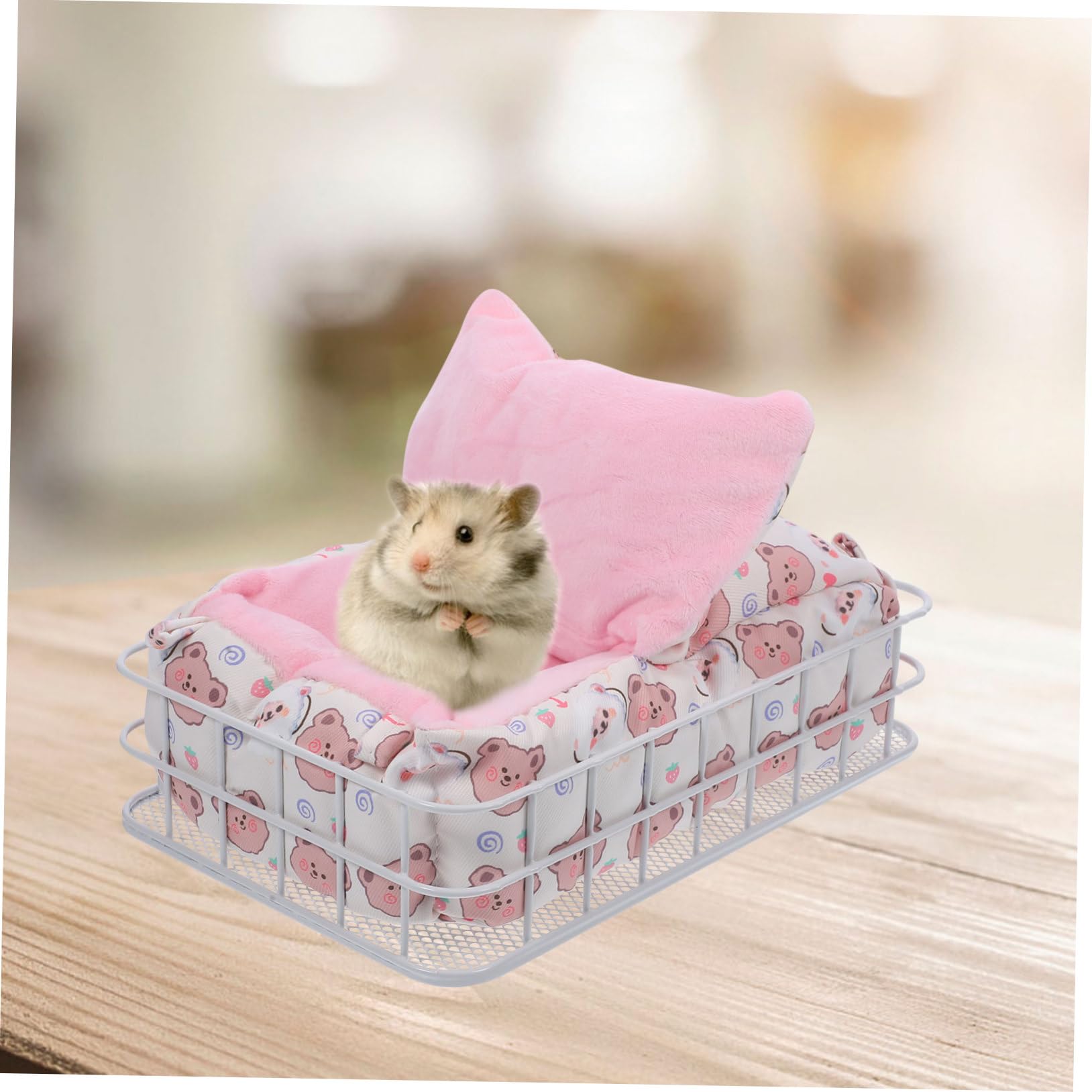 WOONEKY Hamster Hängematte als Bequemes Bett, 1 Satz, Metall Baumwolle
