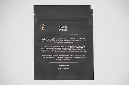 Miniatura 5 de AseLife Energy Selim Pepper 4OZ Pods Granos de Selim Uda Pepper hwentia negro pimienta pimienta delgada