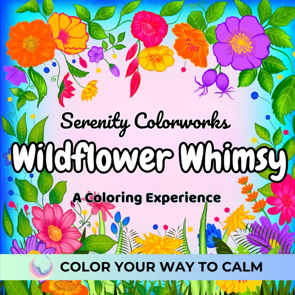 Wildflower Whimsy: A Coloring Experience