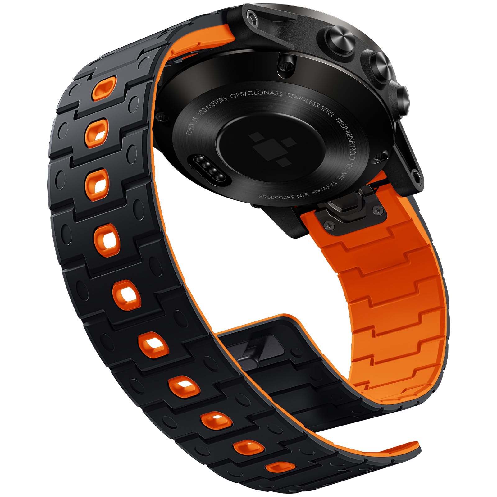 Bandletic Bracelet magnétique compatible avec Garmin Watch Quick Fit 20 mm