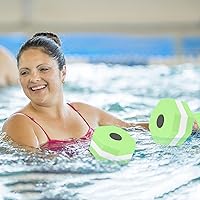 Vista 2 de H2go - Flotadores de piscina con mancuernas de agua para aeróbic acuático y fitness, equipo de yoga, 1 unidad