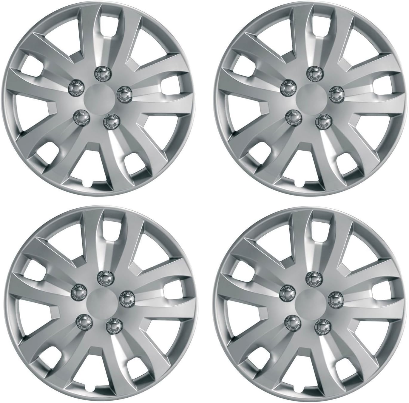 UKB4C 4 x Wheel Trims Hub Caps 16" Covers fits Nissan Primastar Primera Almera