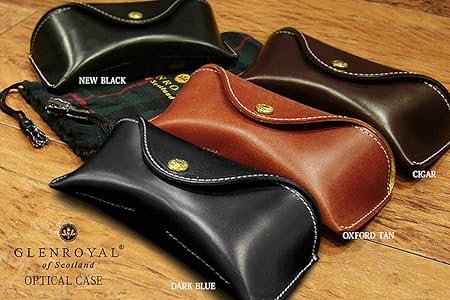 GLEN グレンロイヤル　本革　メガネ眼鏡ケース メガネケース FLAT FLAP OPTICAL CASE／GLENROYAL(グレン