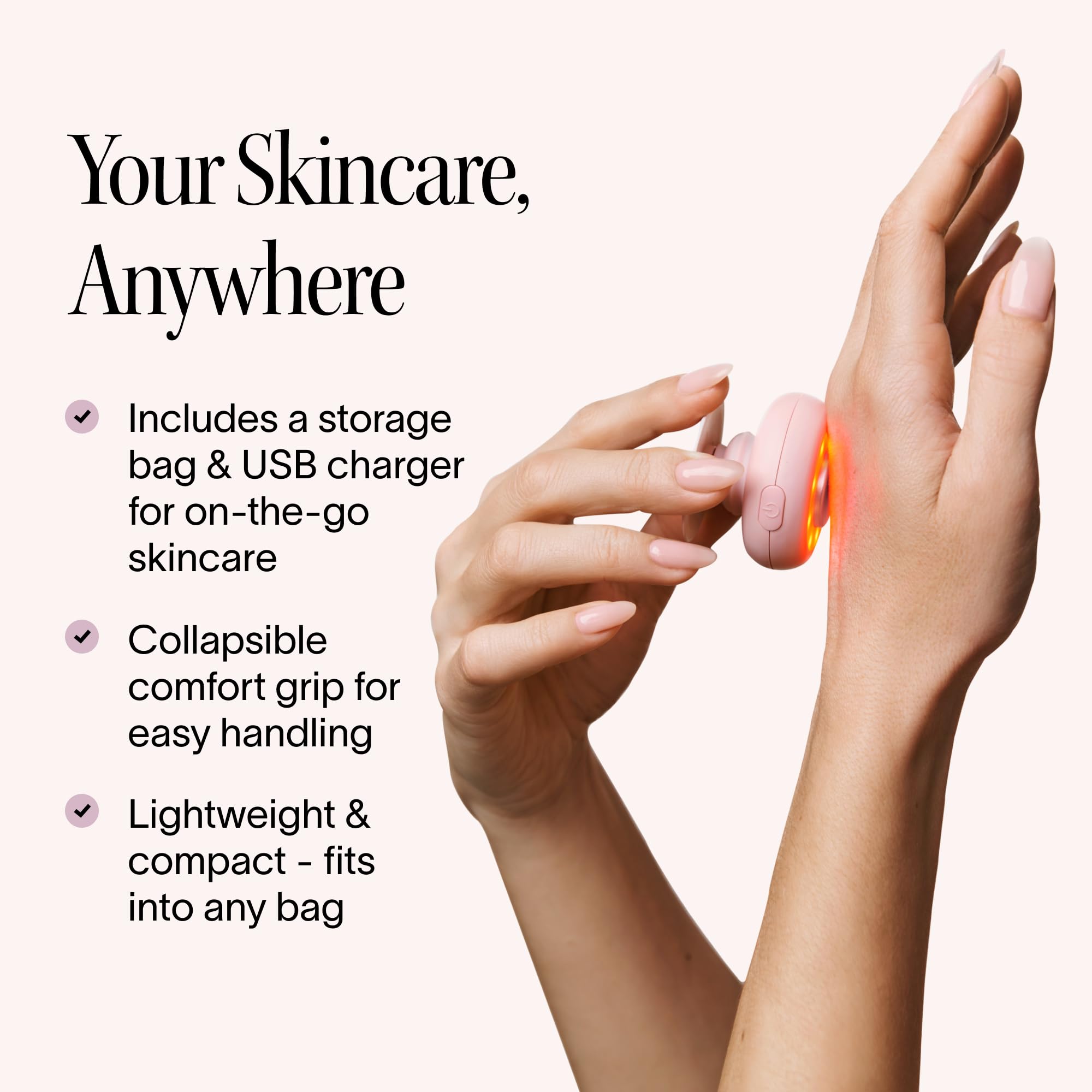Solawave Red Light Therapy Device for Face and Body
