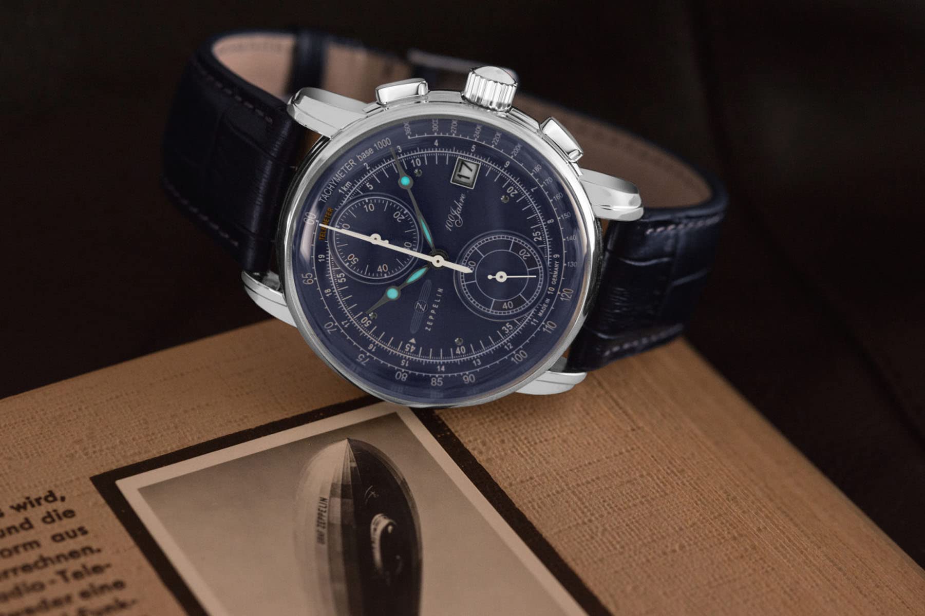 Zeppelin Orologio da polso da uomo 100 anni 8670-4