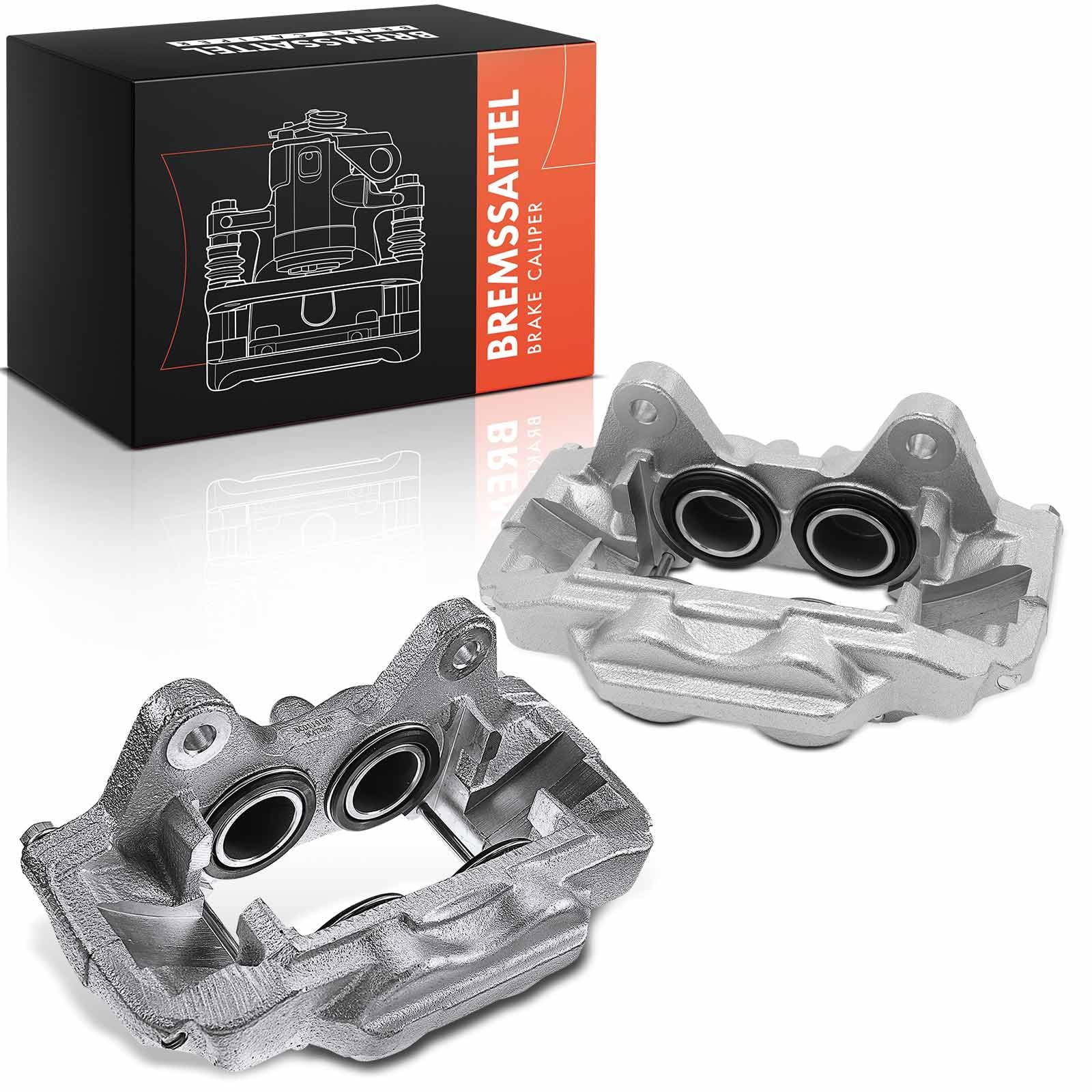 Frankberg 2x Pinza Freno Asse Anteriore Sinistra Destra Compatibile con Land Cruiser Prado J12 GRJ12/KDJ12/KZJ12/LJ12/TRJ12 GX J12 4 Runner N21 Replace# 4775060130