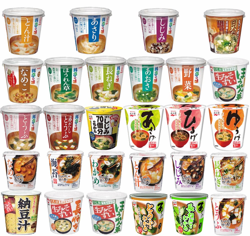 Amazon | インスタントみそ汁 カップ味噌汁 料亭の味 マルコメ 旭松 生
