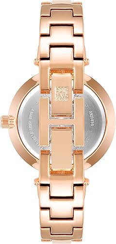 Miniatura 3 de Anne Klein AK1414 - Reloj de pulsera con esfera de diamantes auténticos para mujer
