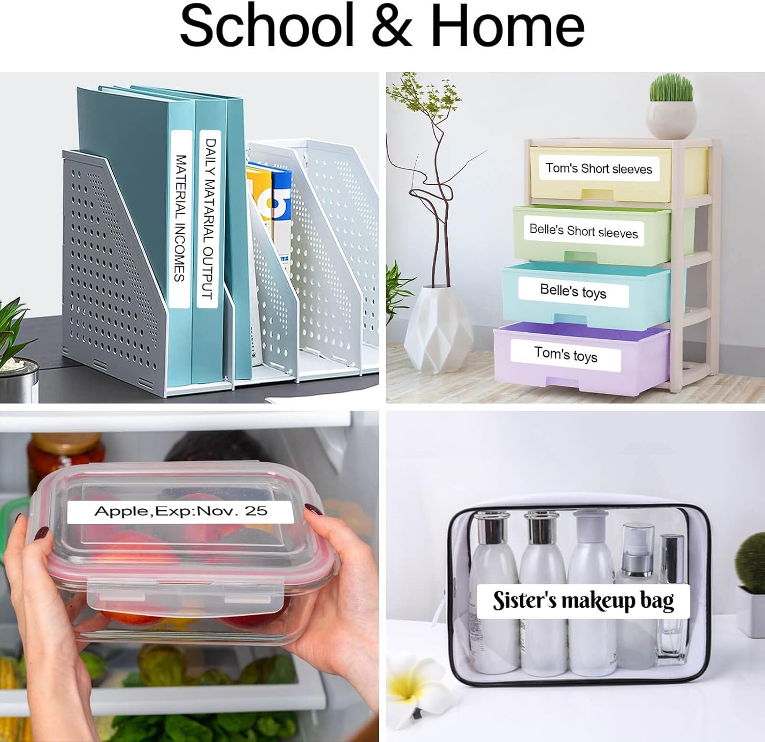 Cruxer 2 Rolls Compatible for DYMO 30327 A30327 9/16" x 3-7/16" (14mm x 87mm) 1-up File Folder Label Replacement for DYMO Label Writer Printer, 130 Labels per Roll, White - Image 7