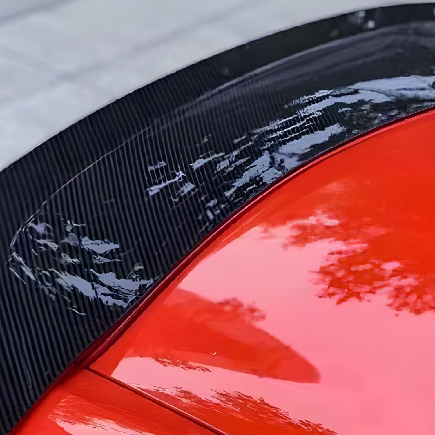 Carbon Fiber Rear Spoiler Compatible with Porsche 718 2016–2024 Rear Trunk Lip Spoiler Wing Vehicle Body Styling Kit