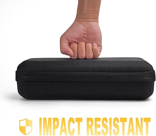 Miniatura 7 de aegusus Funda de transporte para cubierta de vapor, bolsa de transporte portátil de viaje con soporte, protector de carcasa rígida para consola de