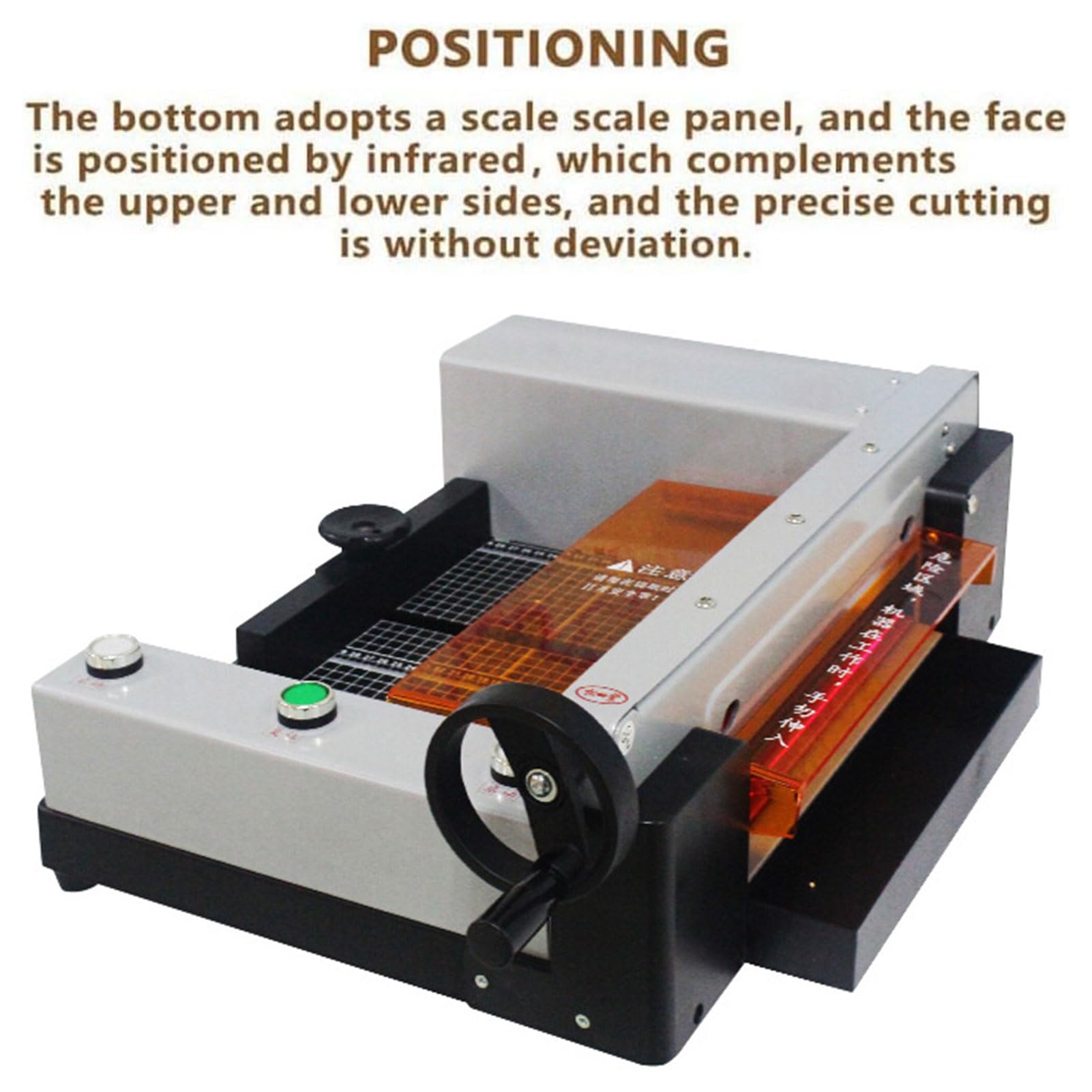 Elektryczne gilotyny do papieru o mocy 150 W, stacjonarne maszyny do cięcia papieru, wytrzymała gilotyna do papieru o szerokości cięcia 300 mm i grubości cięcia 40 mm