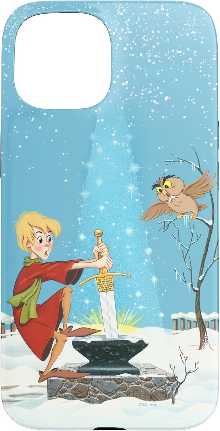 Disney The Sword in the Stone Arthur Archimedes Light Blue Case for iPhone 13 Pro