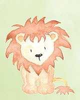 Vista 3 de Baby Lion Elephant Giraffe Zebra Prints, 4 (8x10) Unframed Photos, Vibrant Wall Art Decor for Home Office Workshop Studio School Nursery Lounge