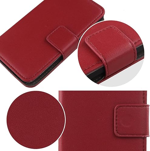 Miniatura 5 de Funda de cuero genuino TPU carcasa de silicona para Xiaomi 12S Ultra 6.73 "Wallet Premium Flip Protection Cover Skin Pouch con ranura para tarjeta