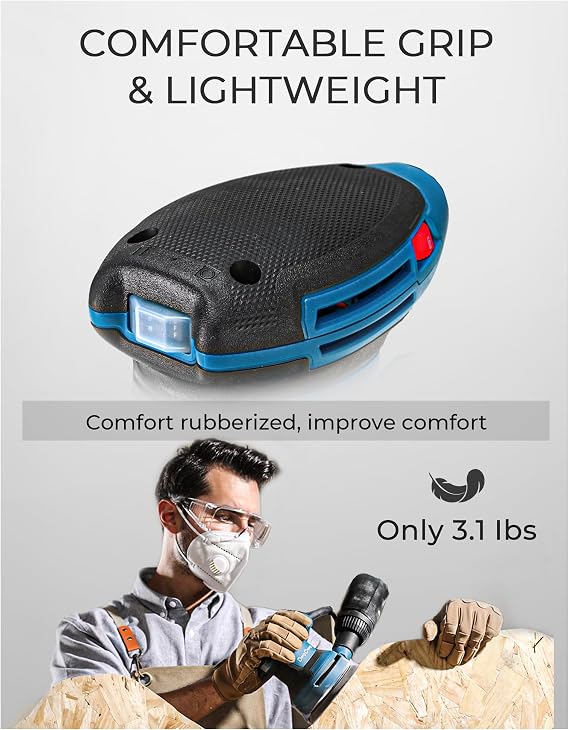 Dong Cheng 5-Inch Random Orbital Sander 380W 12800OPM Electric Palm Sander, 20V Max Cordless Rotary Hammer Drill