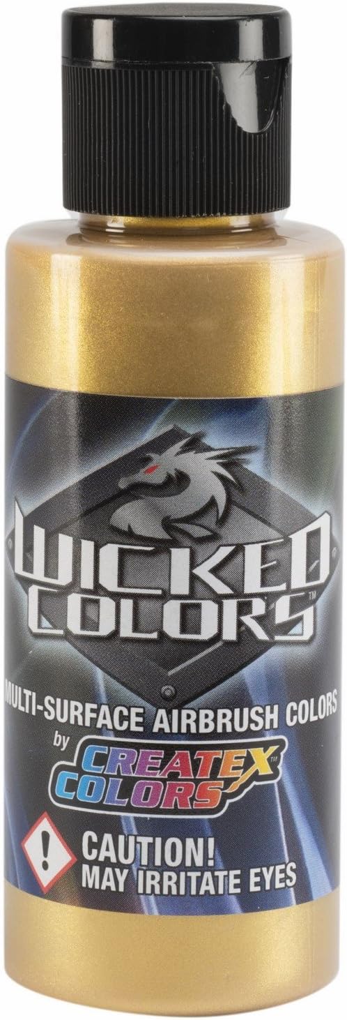 Wicked Airbrush Color - 2 oz. Bottle - Gold