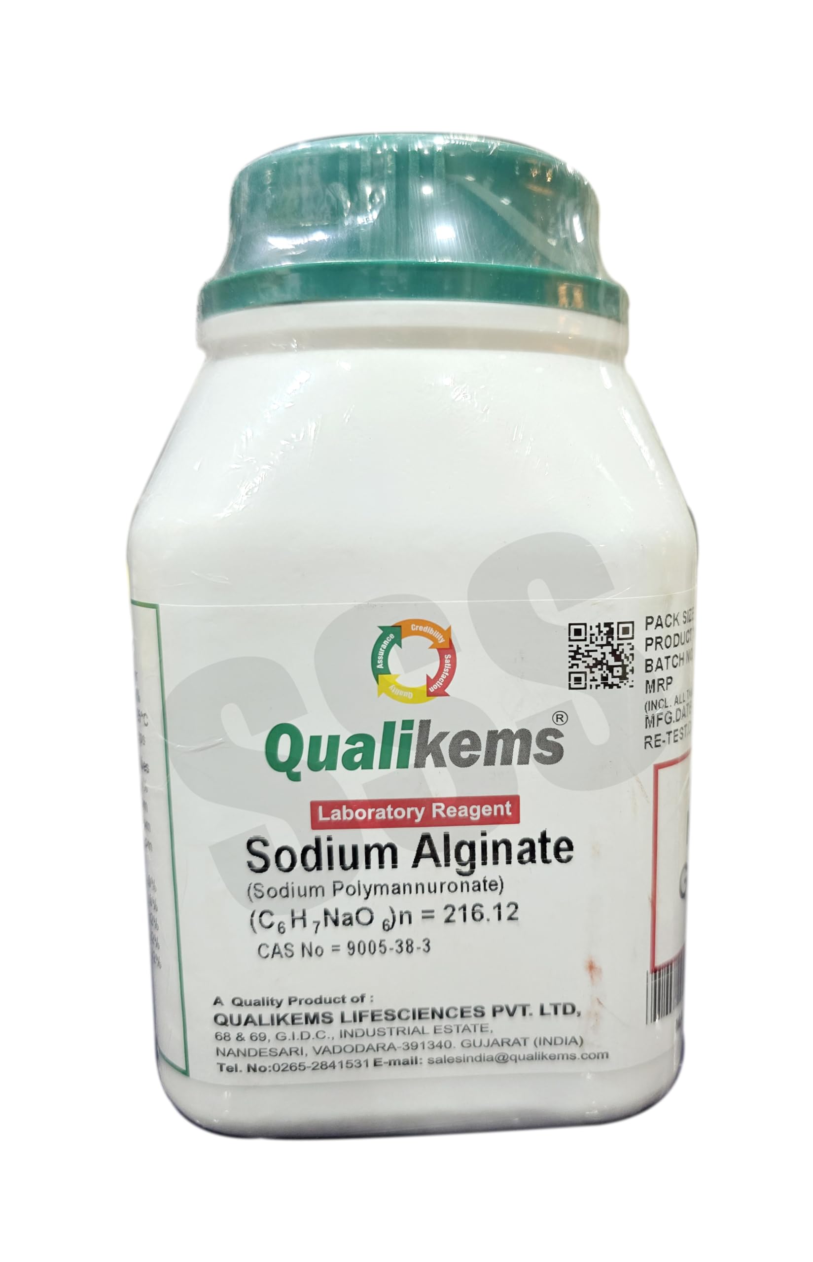 Sodium Alginate LR 500gms (QUALIKEMS) CAS No =9005-38-3 (B0CZXNV5LV) Amazon Price History, Amazon Price Tracker