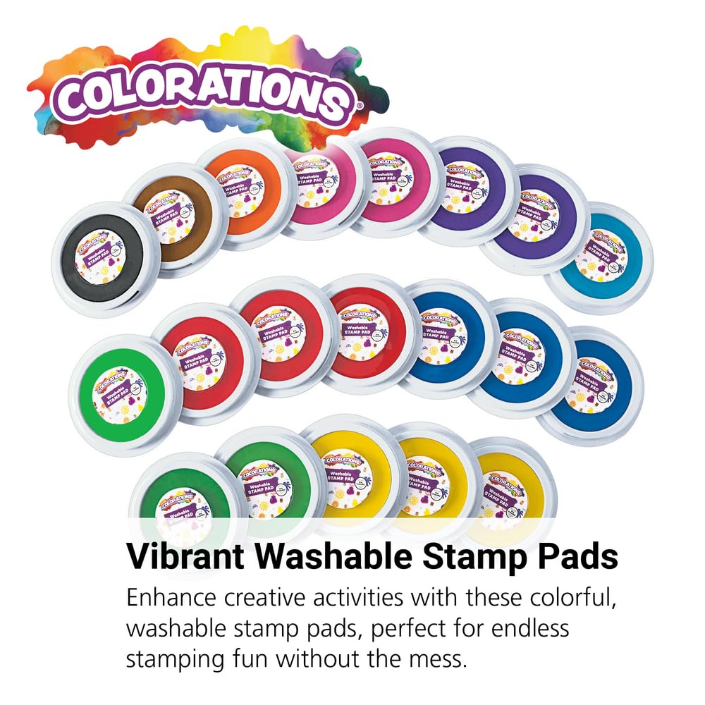 Colorations NIFTY Washable Stamp Pad Bucket (Pack of 20)