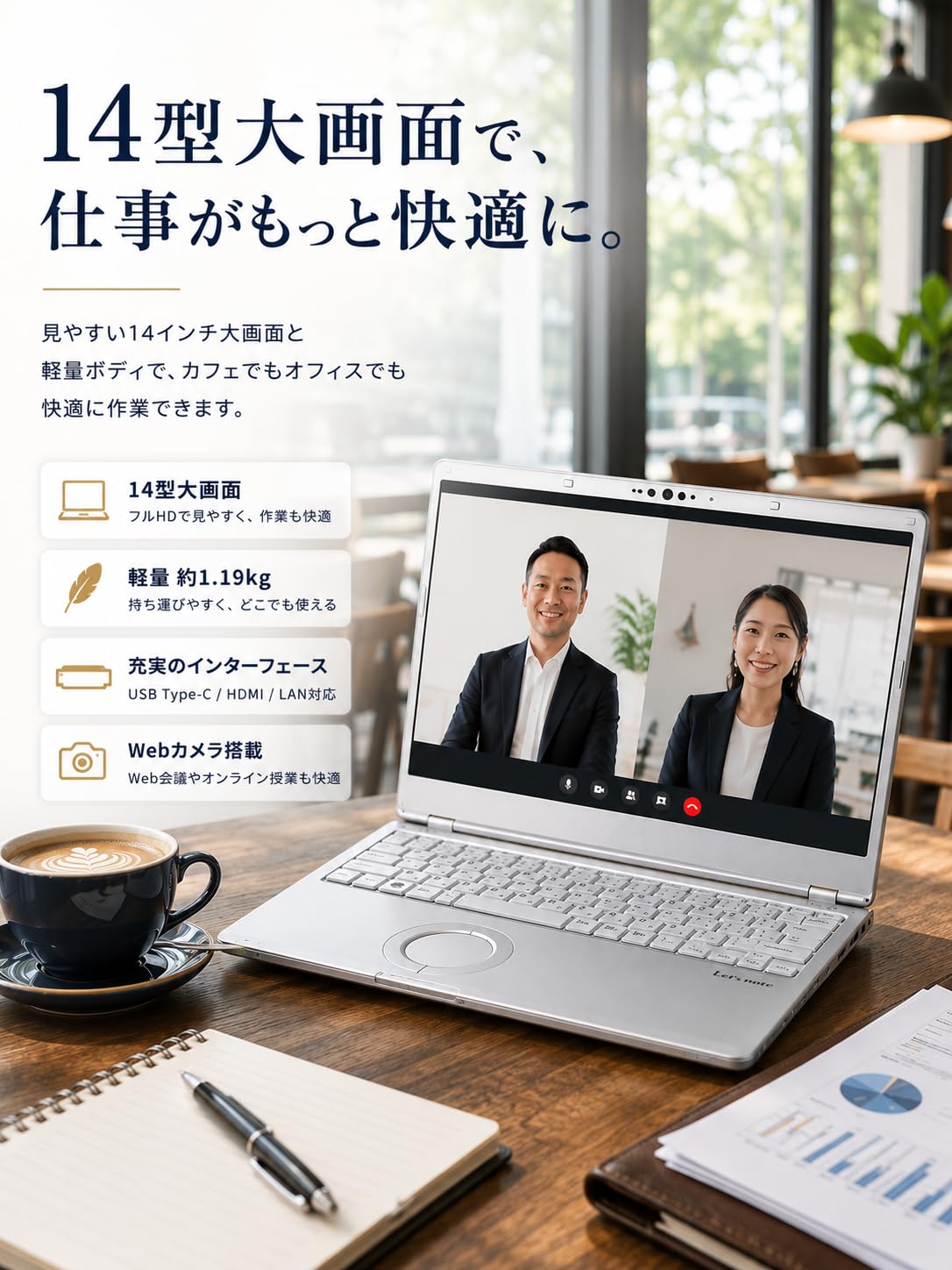 Amazon.co.jp: 【整備済み品】ノートパソコン Let`s note CF-LV1 14型