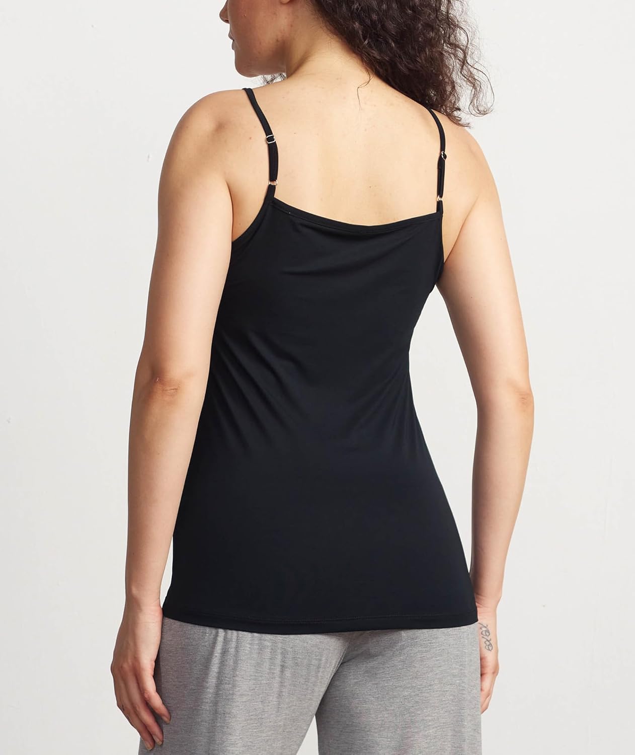 GYS Women's Camisole Bamboo Viscose Breathable Summer Cool Lightweight Spaghetti Strap Pajama Top - Image 2