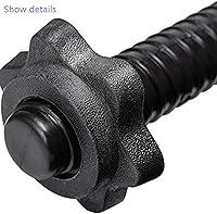 Vista 5 de Collares de Mancuernas de 1 Pulgada Tuerca Hexagonal de Mancuerna Abrazaderas de Collar de Barra Clips de Peso para Mancuernas, Collares Spinlock