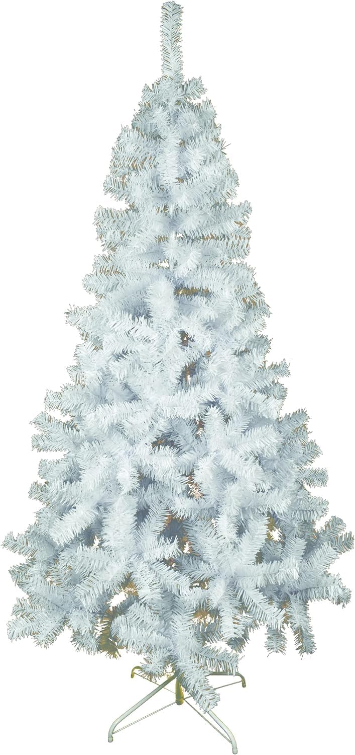Albero Di Natale Artificiale 1.8 Metri - 800 Rami In PVC, Aspetto Realistico, Base In Metallo Stabile, Ignifugo