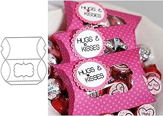 Candy Chocolate Box Metal Die Cuts,Merry Christmas Wedding Gift Cutting Dies Cut Stencils DIY Scrapbooking Photo Album Decorative Embossing Paper Card Making, 12.8*13.2cm/5.03x5.19inch