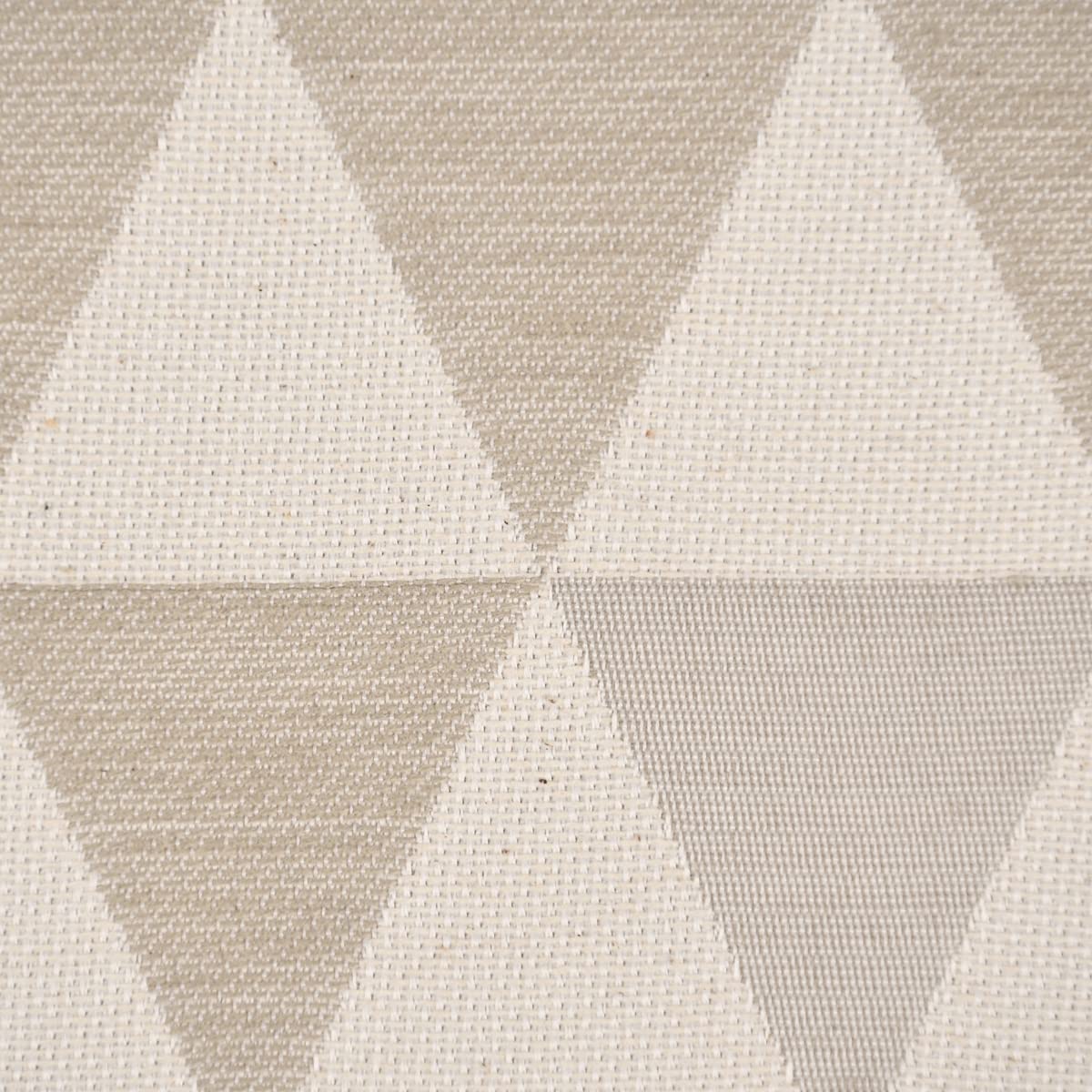 SCHÖNER LEBEN. Burlete Triángulo Retro Scandi Arena Beige Claro Varios Tamaños, Selección: 110 cm Longitud