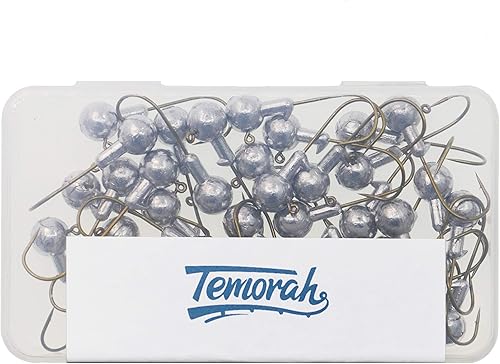 Temorah Cabezas de plantilla sin pintar, cabezas de bola con gancho de bronce