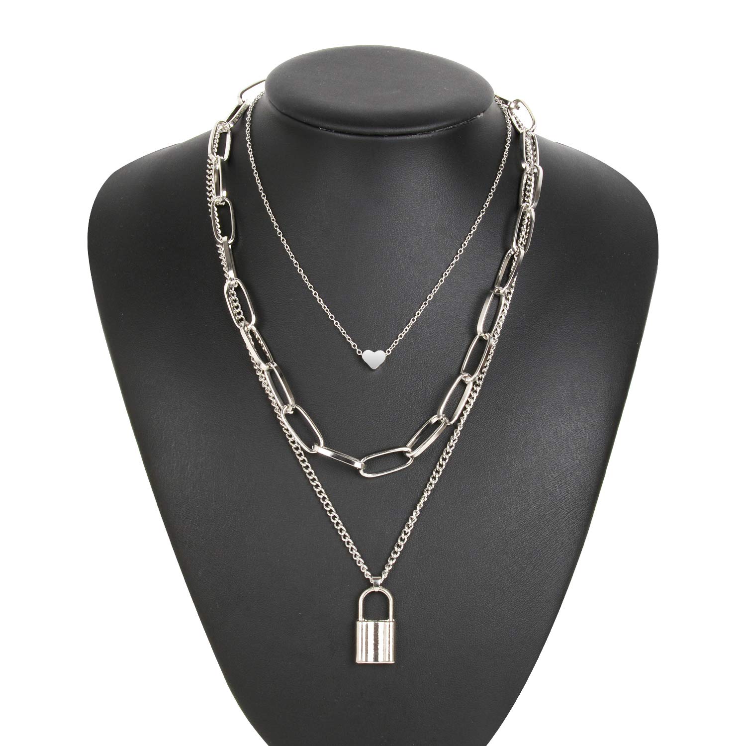 Lock Chain Necklace, Egirl Chains 