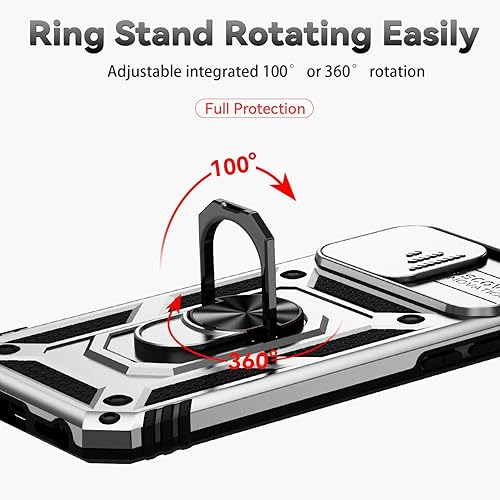Miniatura 6 de Funda para iPhone SE (3 y 2 generación 20222020) y iPhone 876 con cubierta para lente de cámara, protector de pantalla HD, protección contra caídas