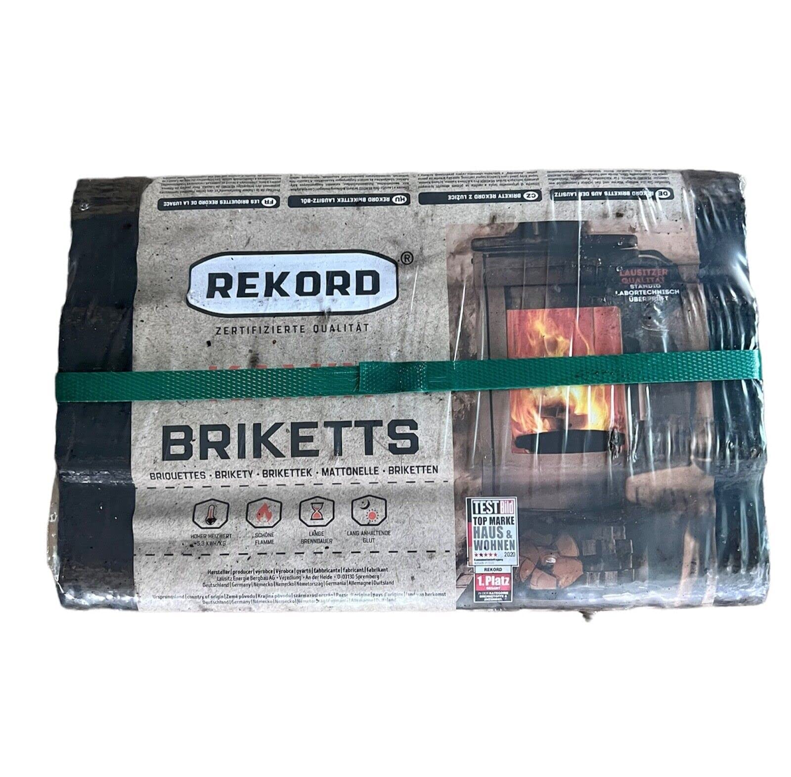 BRICCHETTI DI CARBONE REKORD DA 10 KG