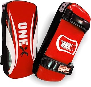 ONEX Taekwondo Kick Pad Boxing Karate Pads PU Leather Muay Thai MMA Martial Art Kickboxing Punch Mitts Punching Bag Kicking Shield Training Hook & Jab Pad Kids/Adult