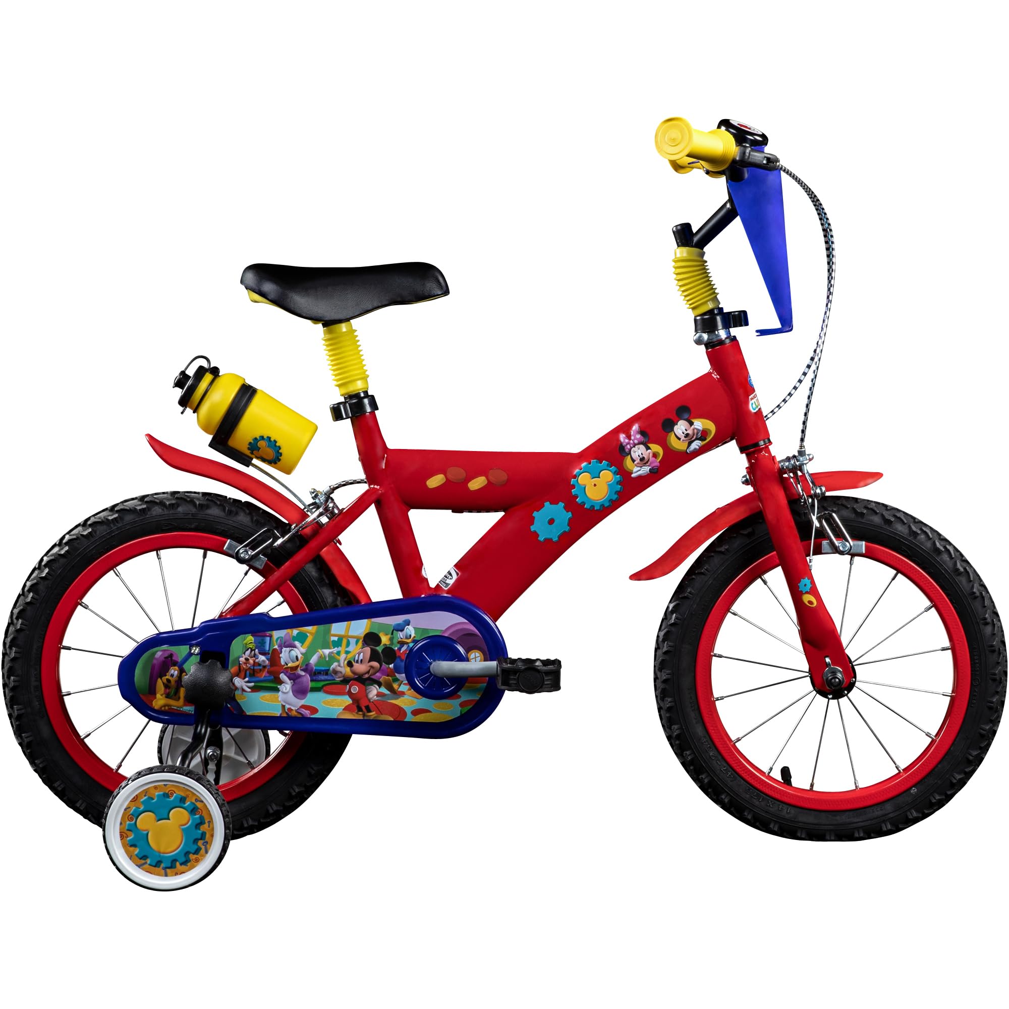 micky maus kinderfahrrad Disney Mickey Mouse Children's Bicycle Red 14 Inches Toys Category:Fahrradsättel_City Color:Butanol Gear For Sports Boston